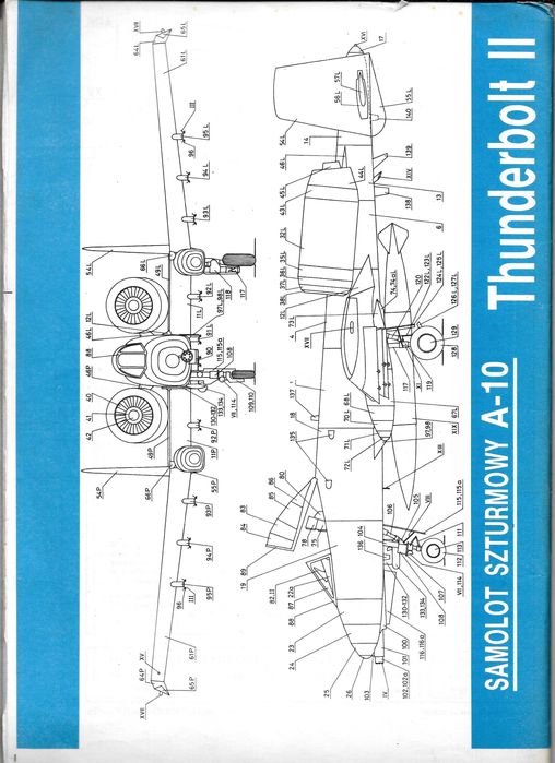 Mały Modelarz 5-6 1994 A-10 Thunderbolt model 1:33 Warszawa Rembertów ...