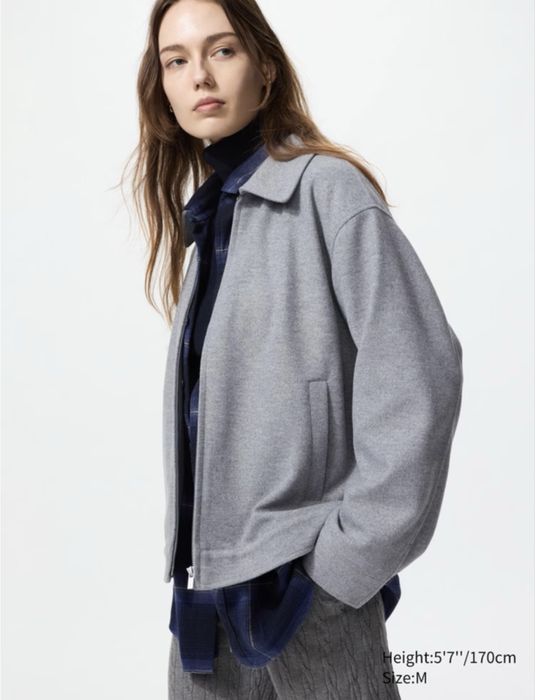 Uniqlo бомбер из джерси