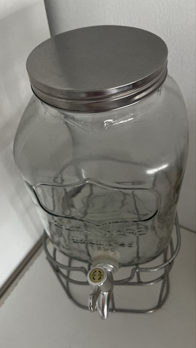 dispensador de bebidas de vidro