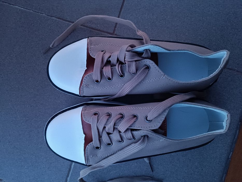 NOWE Trampki na grubej podeszwie r.37