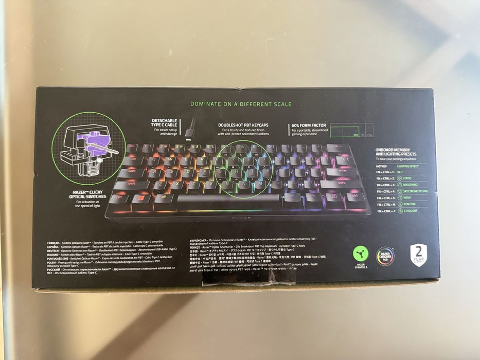 Teclado Razer Huntsman Mini 60%