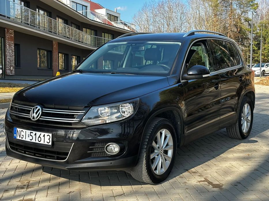 Volkswagen Tiguan bezwypadkowy ,skóry, panorama, nawi, bardzo bogata wersja