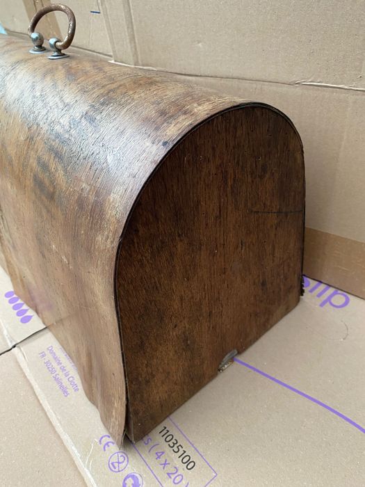 Caixa Madeira máquina costura Alfa