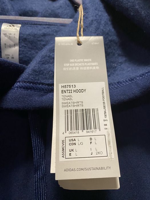 adidas bluza męska z kapturem sportowa roz. L, XXL