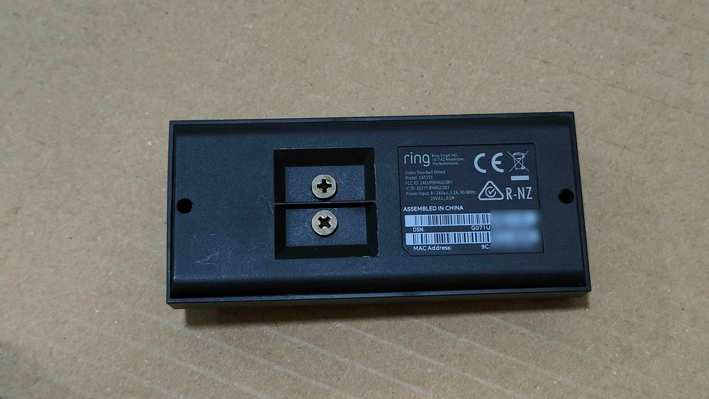 Campainha inteligente Video Ring Doorbell Wired (oferta transformador)