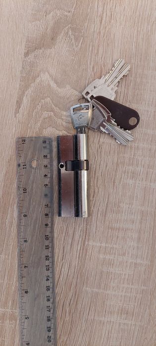 fechadura 8cm 5 chaves