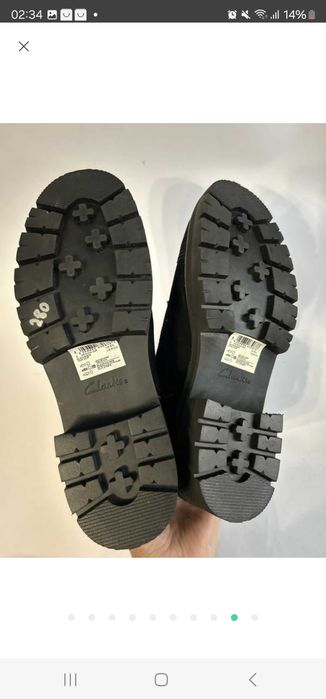 Жіночі замшеві ботинки clarks бренд 39 розмір