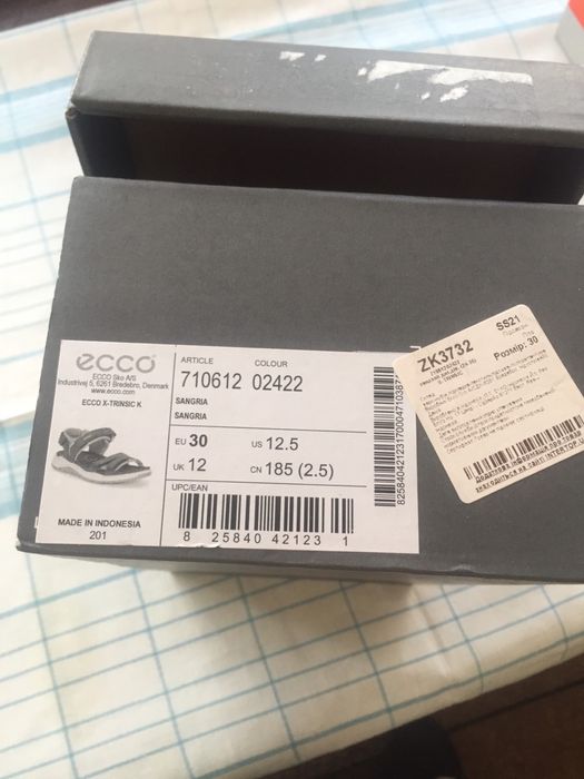 Босоніжки Ecco 33, 31, 30 та 28р.