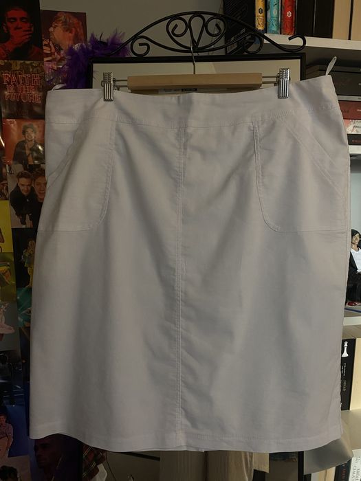 Spódnica biała rozmiar 6XL