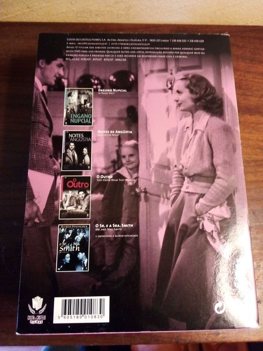 Carol Lombard Box 4DVD Mr & Mrs Smith todos DVD na descrição em Baixo.