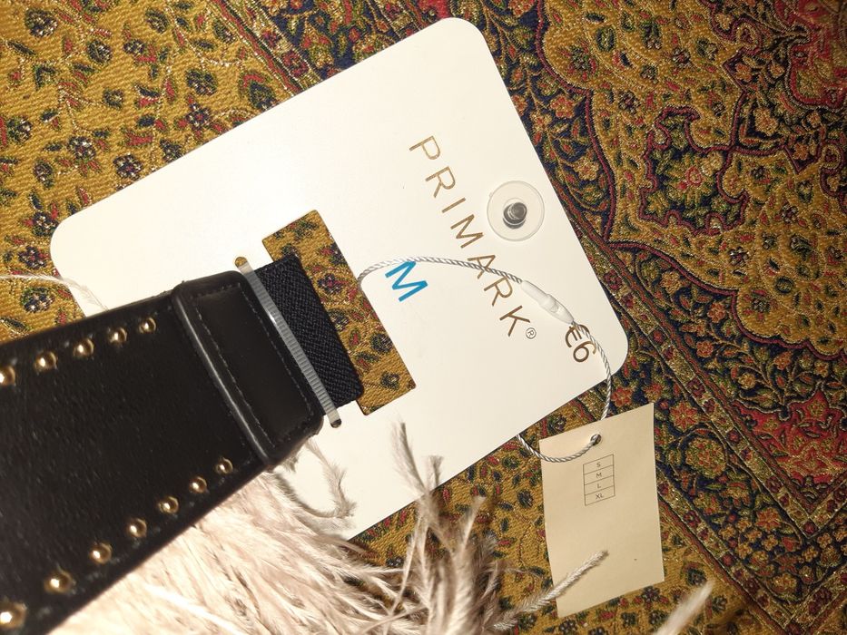 Pasek z pierzem, Primark, nowy z metka
