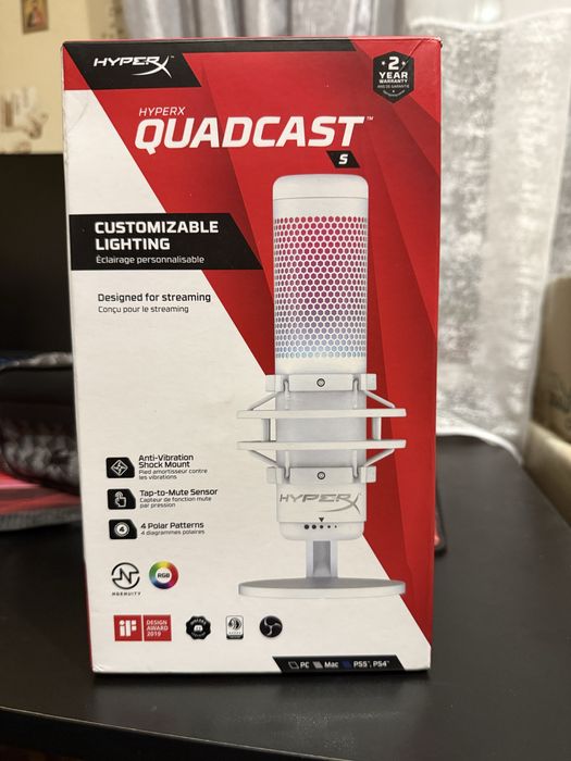 hyperx quadcast s white - Купить электронику - Цены на OLX.ua