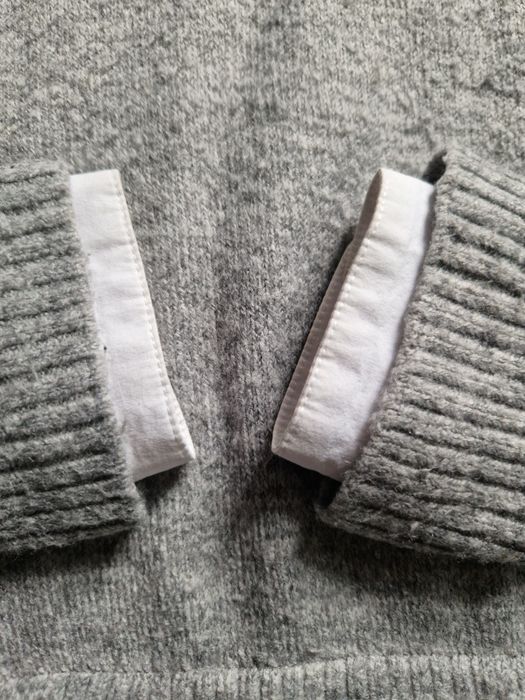 Szary sweter z golfem Reserved M