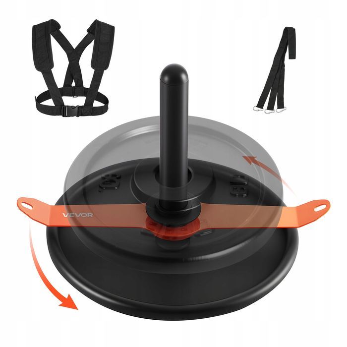 VEVOR sanki treningowe power sled sanki siłowe 51 mm 125