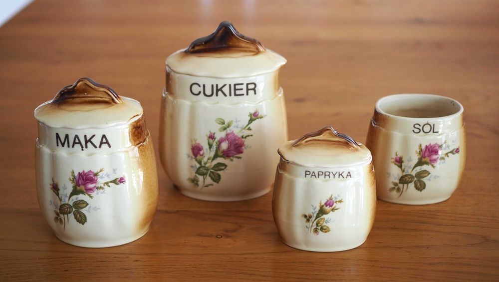 Zestaw pojemników ceramicznych „Janina” Kościerzyna
