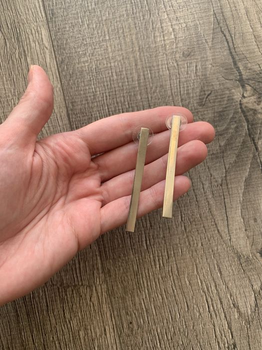Srebrne kolczyki minimalizm unikat