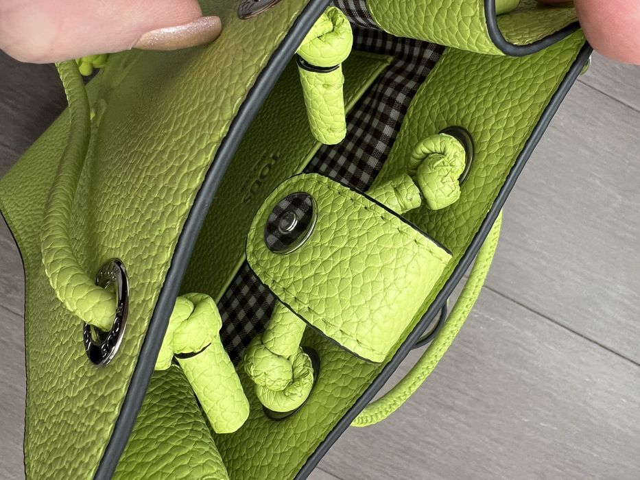 Mała torebka TOUS La Rue Pop limonkowa