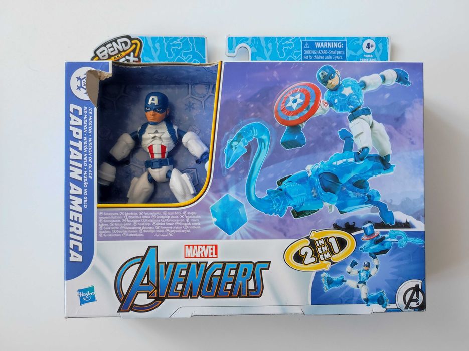 AVENGERS BEND AND FLEX Figurka 15c Kapitan Ameryka