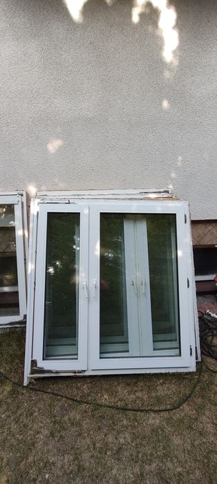 Okna z demontażu dwuszybowe