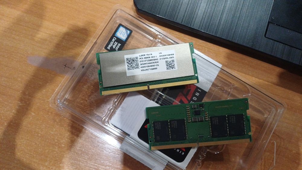 Оперативна пам'ять Samsung SODIMM DDR5 4800MHz 8GB × 2 (M425R1GB4BB0-C