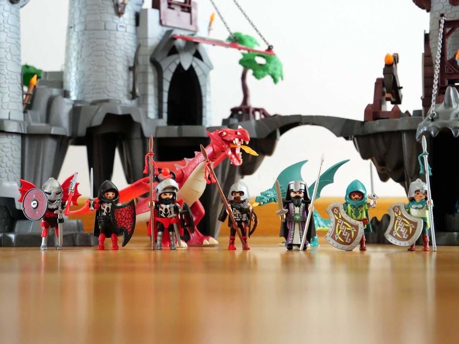 Grande Castelo do Dragão Playmobil + Masmorra do Dragão Playmobil
