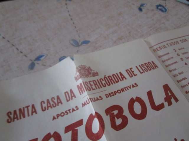 Totobola cartaz 1965 raro