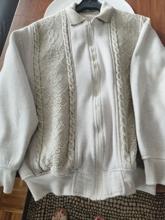 Bluza ocieplana z kołnierzem
