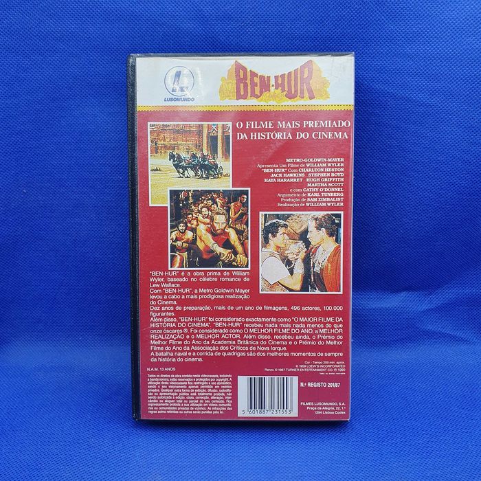Filmes - Ben Hur 2ª Parte - Charlton Heston - VHS - VSO