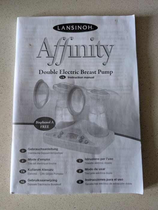 Bomba tira leite Elétrica Dupla Lansinoh Affinity