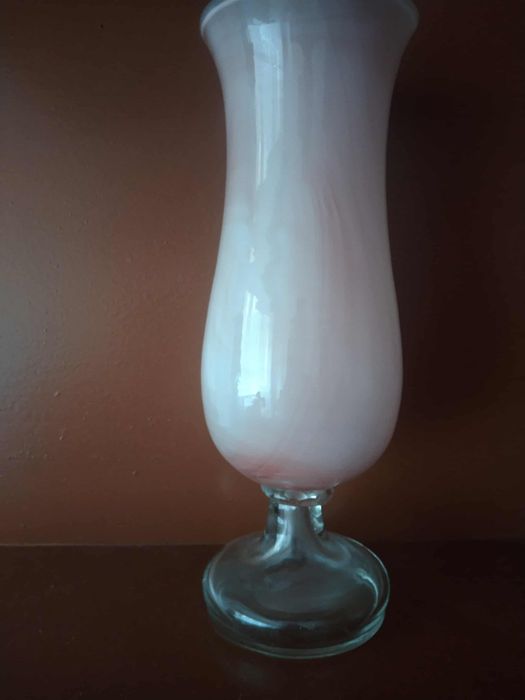 Wazon , kielich różowy, 26 cm