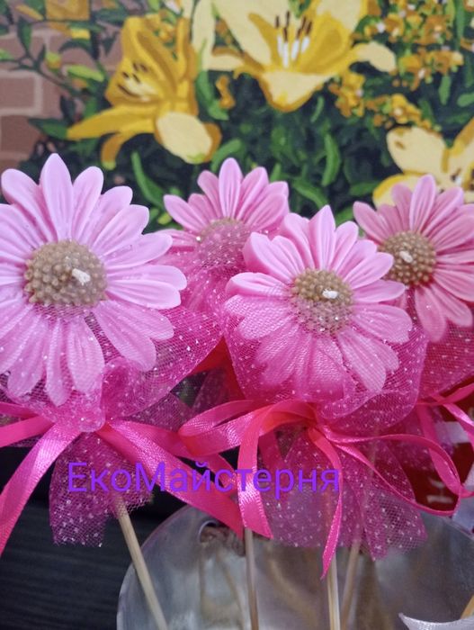 Свечи восковые Ромашки.