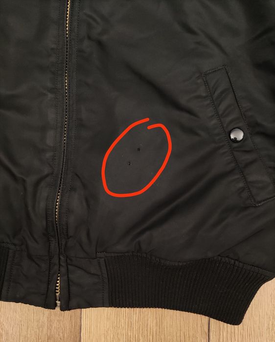 Alpha Industries męska kurtka bomberka ocieplana w rozmiarze L