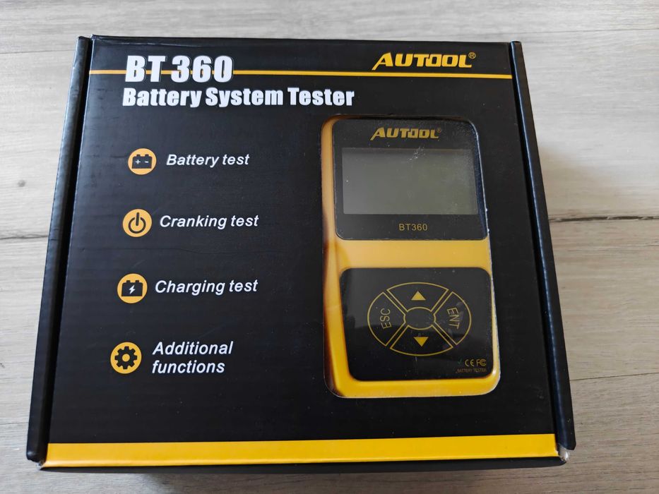 Tester Akumulatora AUTOOL BT360 / Stan BDB / Komplet Box