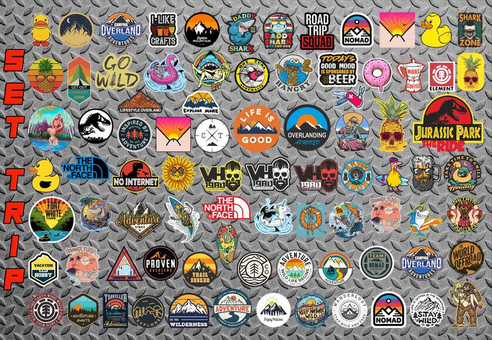 #VH1980Grafics Set USA de autocolantes de Vinil UV Radio Modelismo