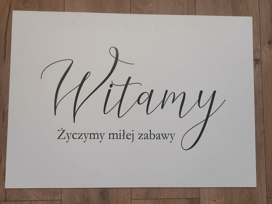 Tablica powitalna