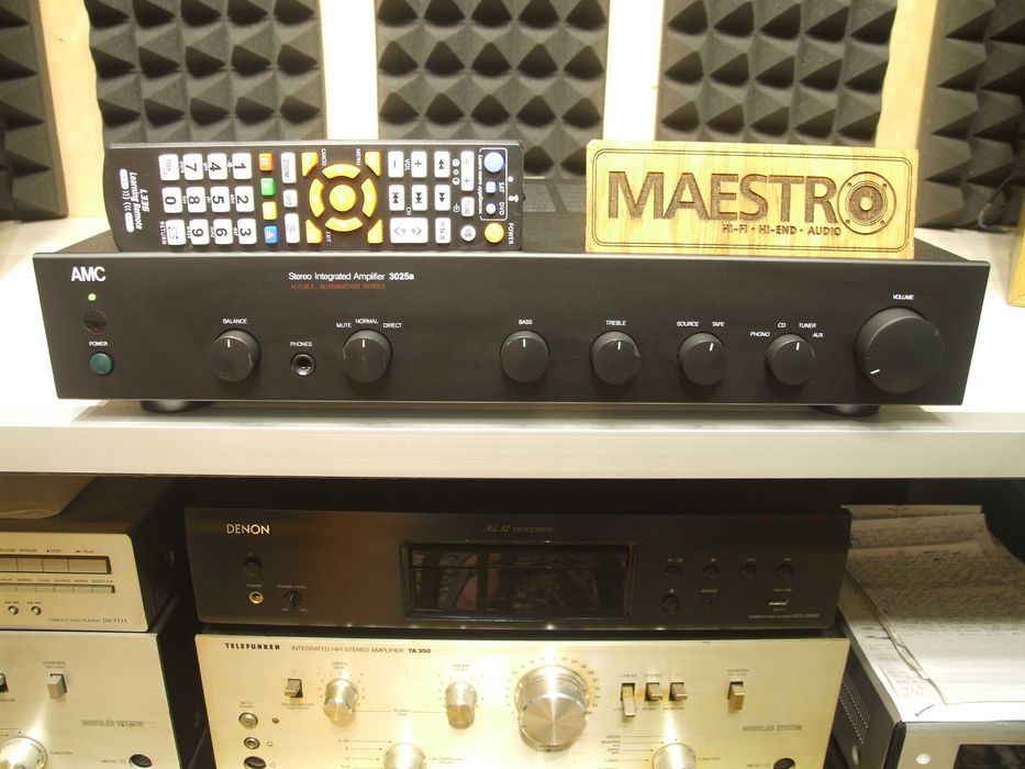 Підсилювач AMC 3025A. 2х45. ENGLAND. 4-16 Ом. Пульт. Без передплати