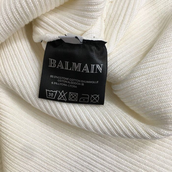 Боди Balmain, трикотажная кофта Balmain, боди Balmain, топ Бальман