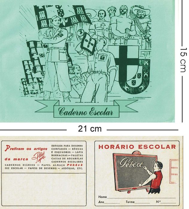 Caderno escolar - reedição