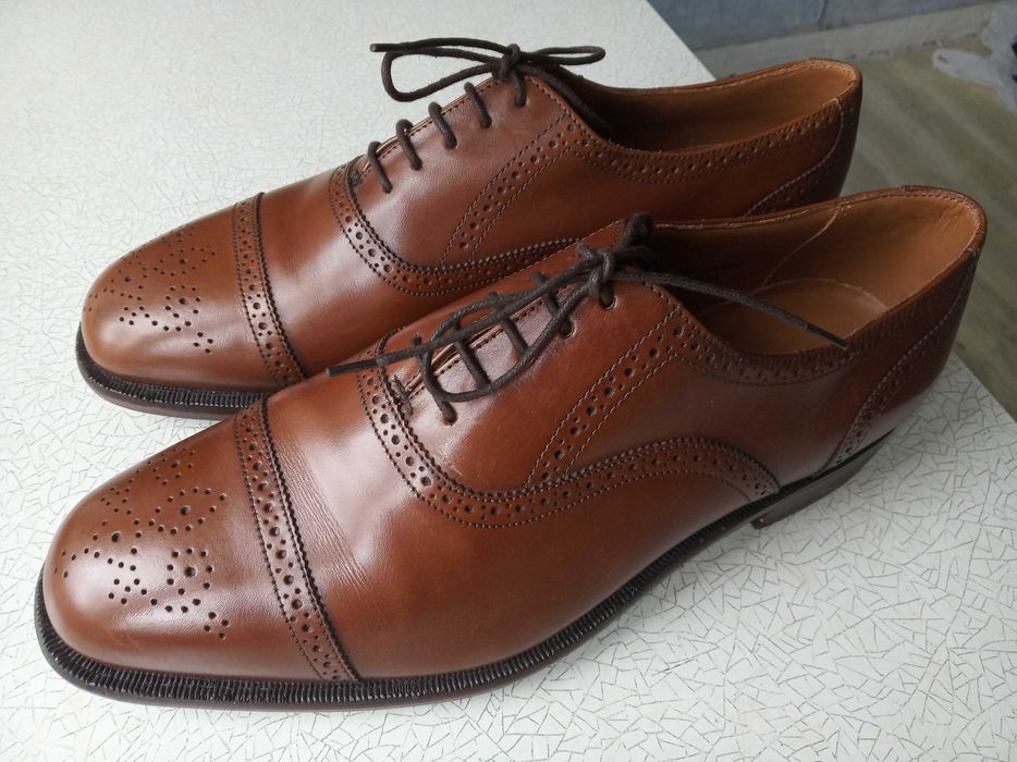 Туфли оксфорды-броги T.M.Lewin (Loake, Barker) размер 8 1/2, 28 см