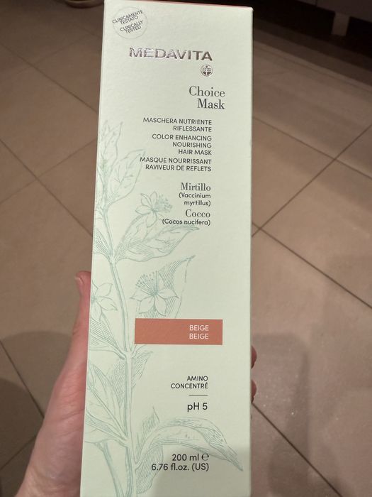 Maska koloryzujaca Medavita beż