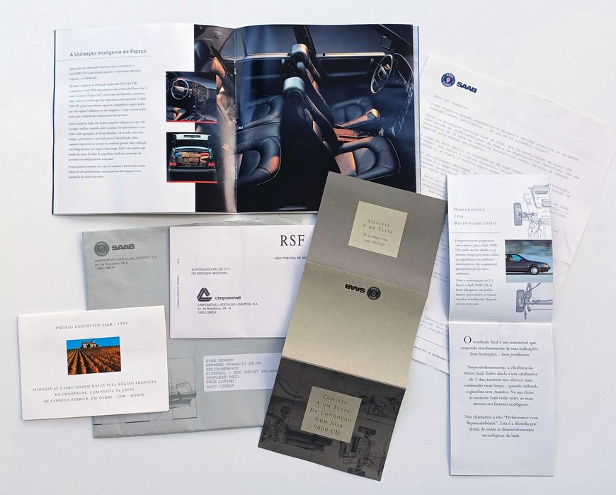 Publicidades automóvel dos anos 90