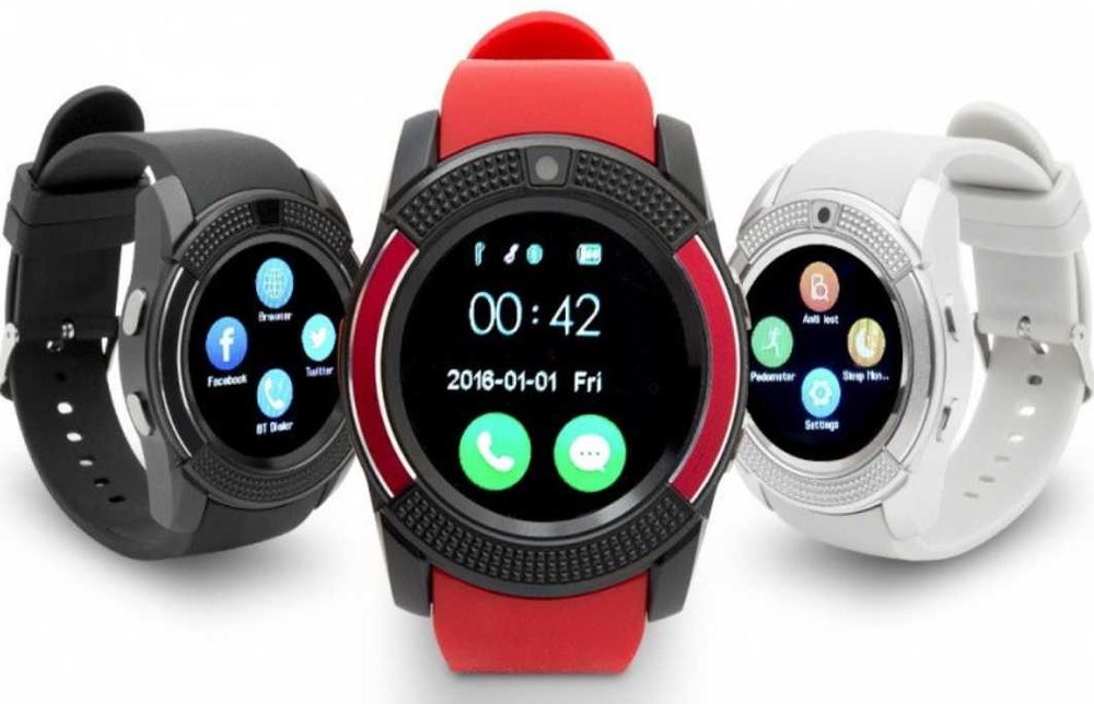 Smart Watch V8 новые есть слот для SIM и microSD + камера;