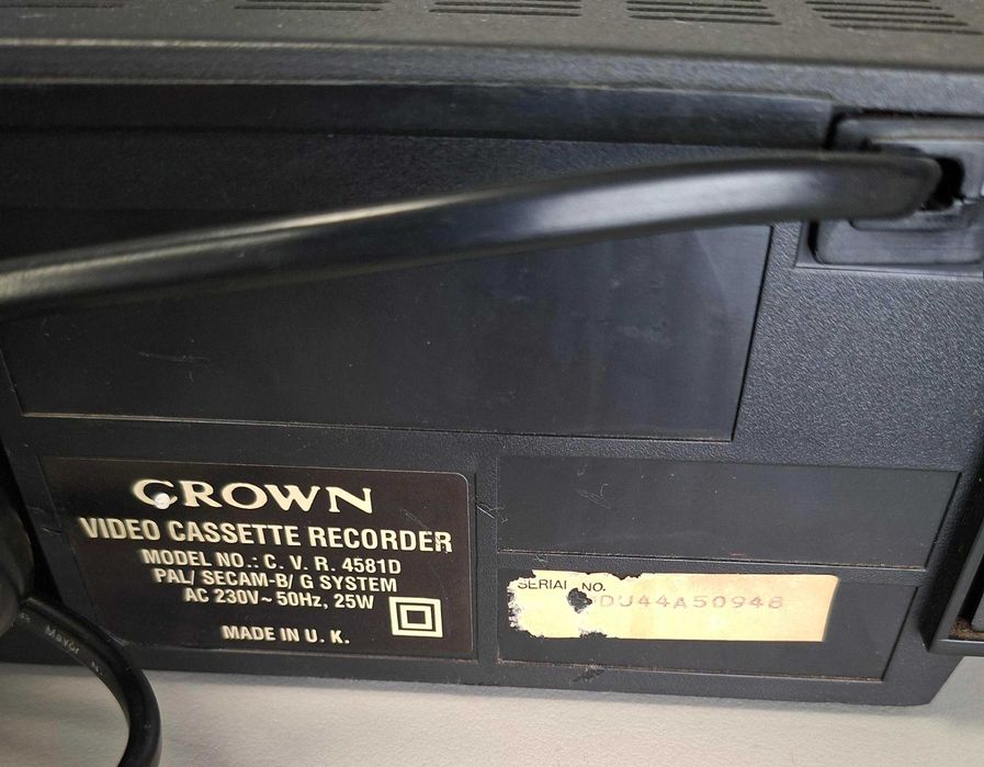 Aparelho VHS Crown