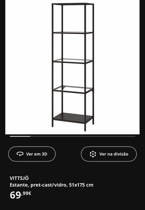 Estante VITTSJO como nova