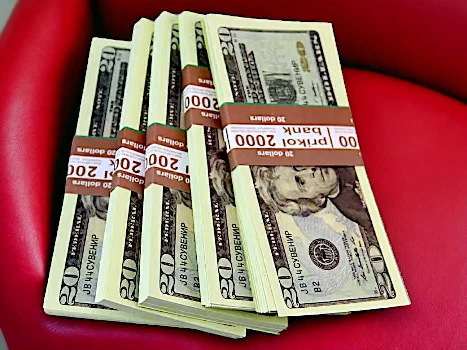 Сувенирные подарочные деньги всех номиналов 1,2,5,10,20,50,100,200,500