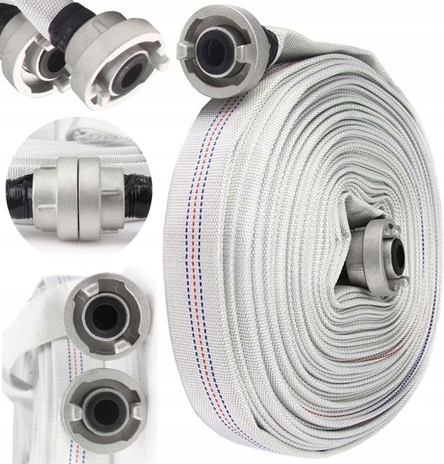 Wąż Strażacki Do Wody Strażak 1 Cal 30M Złączki