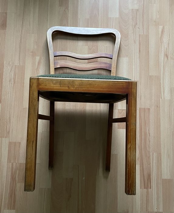 5 krzeseł  stare drewniane Art Deco