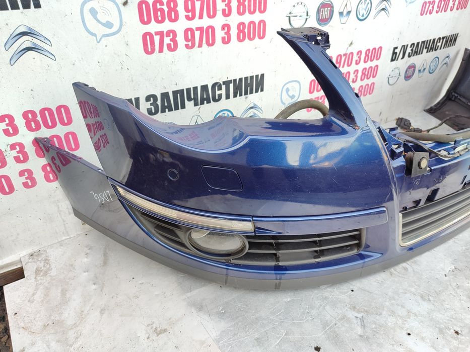 Vw Passat B6 бампер передній колір синій фарба ld5q