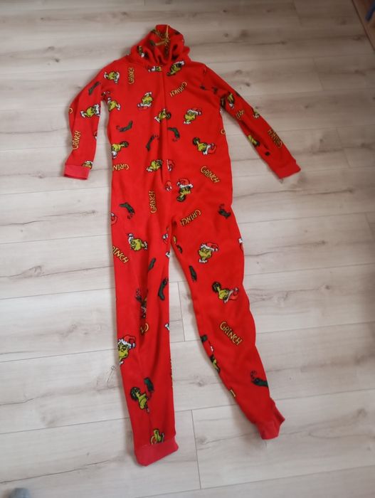 Piżama/kombinezon pluszowy Grinch