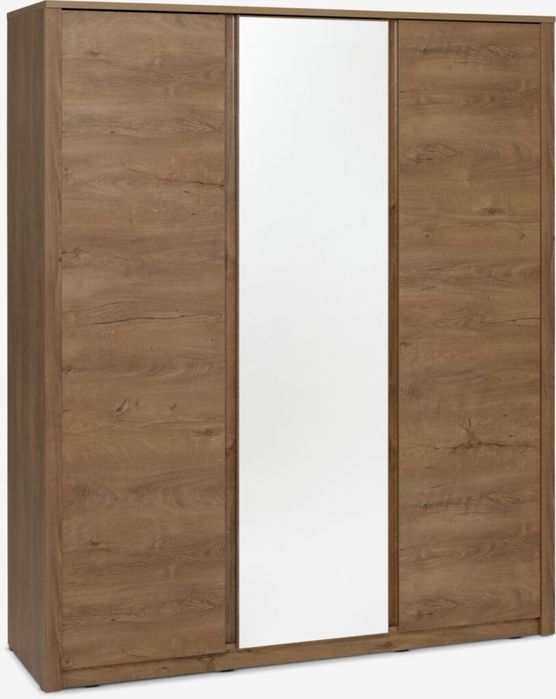 Szafa trzydrzwiowa z lustrem Vedde 167 cm szerokosci